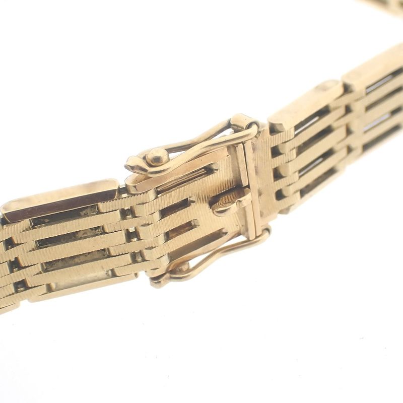 Image 8 of Gold men's fantasy link bracelet.