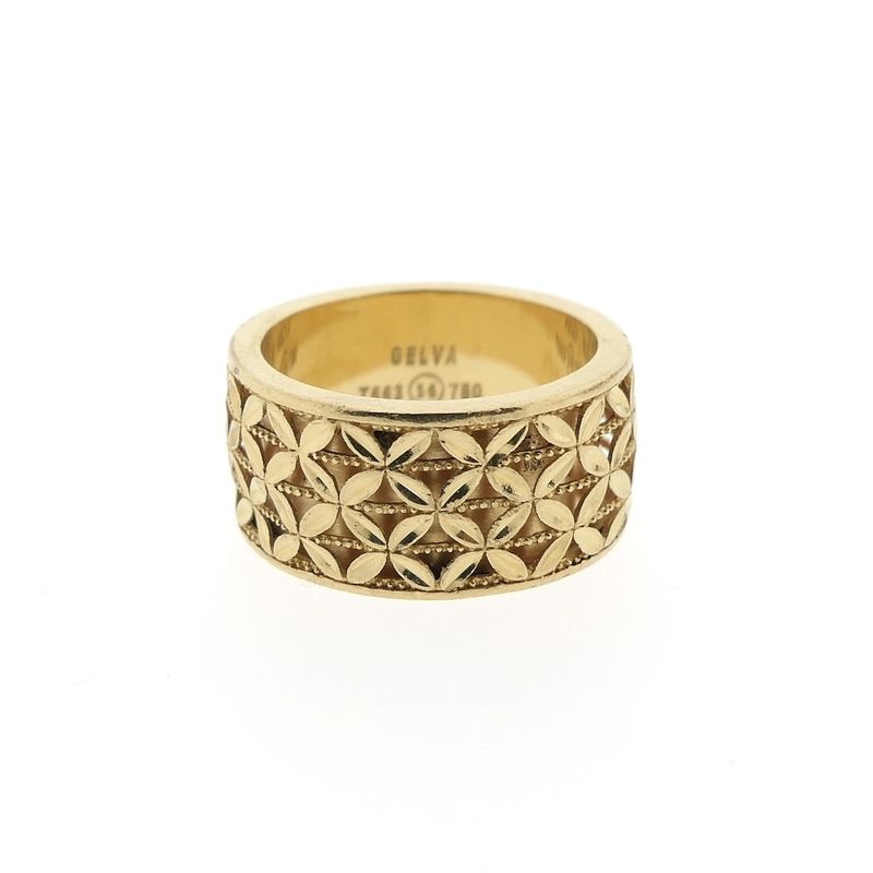 Image 3 of 18-karat gold niello ring | Gelvagold