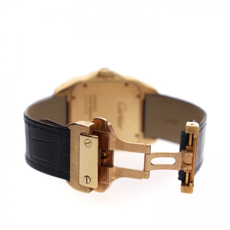 Afbeelding 7 van Cartier Santos XL 2657 W20071Y1; Automatisch 18ct. Gouden Heren Horloge