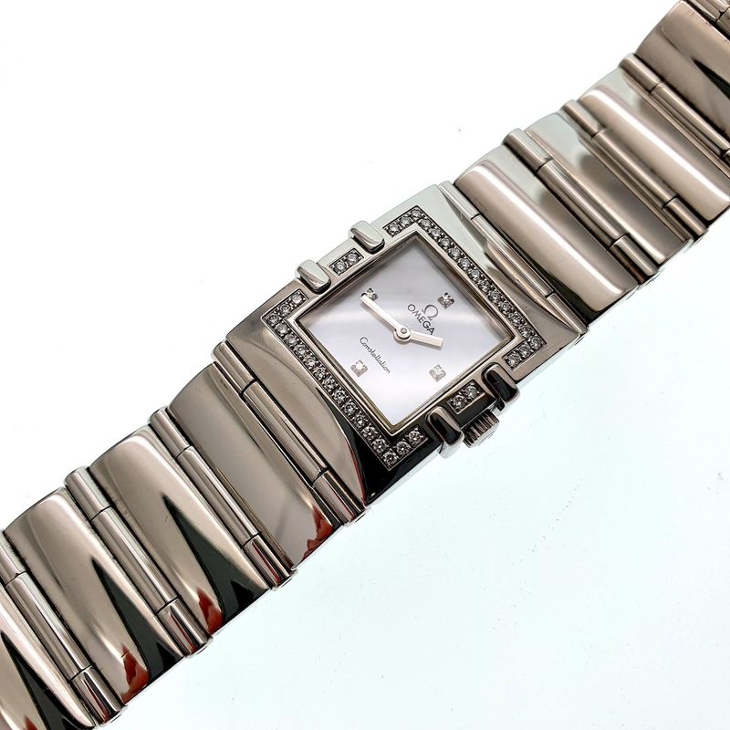 Image 5 of Omega Constellation Quadra; Women's watch with diamonds