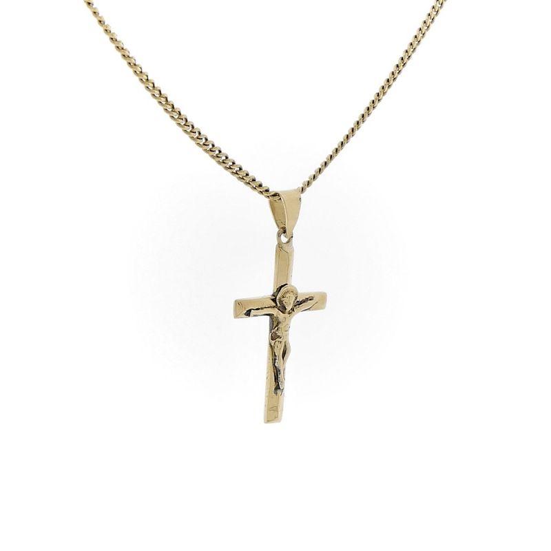 Image 9 of Gold pendant of a cross with corpus