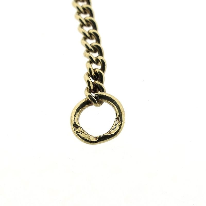 Image 5 of Gold gourmet link chain | 50 cm