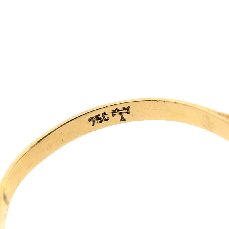 Image 7 of Gold Sputnik ring with a mix of gemstones