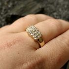 Image 11 of Gold ring pavé set with diamonds | approx. 0.56 ct.