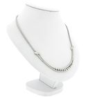 Image 4 of White gold necklace with diamonds