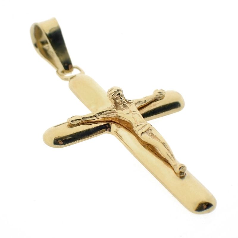 Image 5 of Gold pendant of a cross with corpus