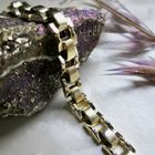 Image 8 of Gold Bismarck link bracelet