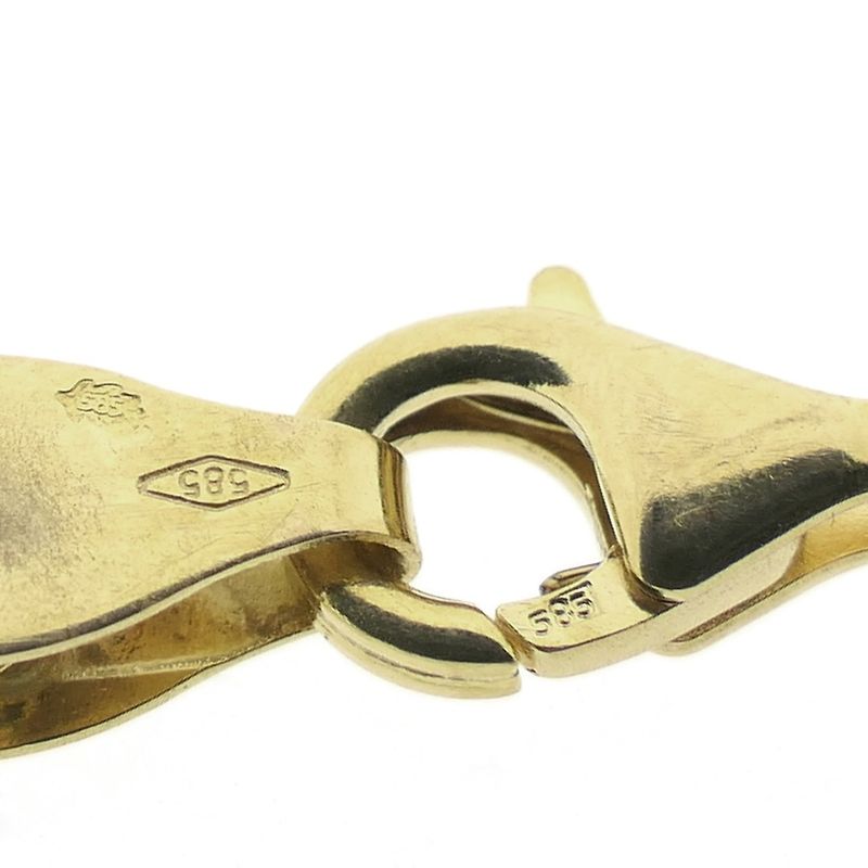 Image 5 of Double gold jasseron link bracelet | 19 cm