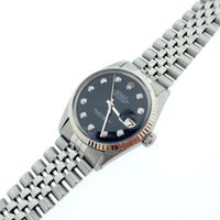 Rolex Datejust; Watch with diamonds