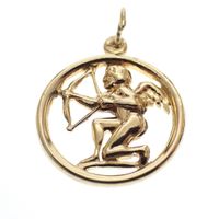 Gold pendant of Cupid