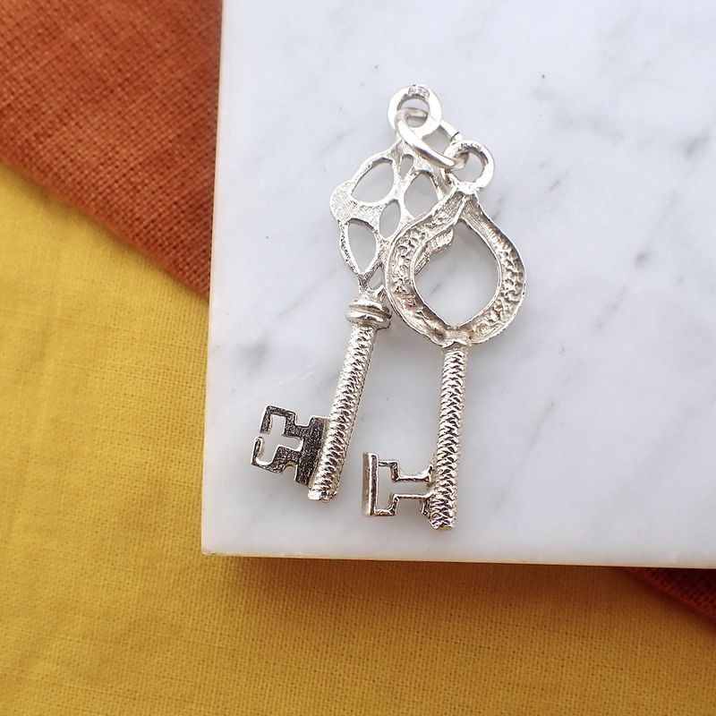 Image 8 of Silver pendant of keys