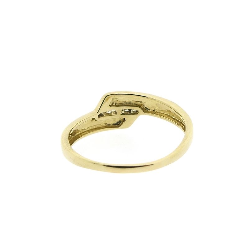 Image 4 of Golden fantasy ring with diamond | 0.05 ct.
