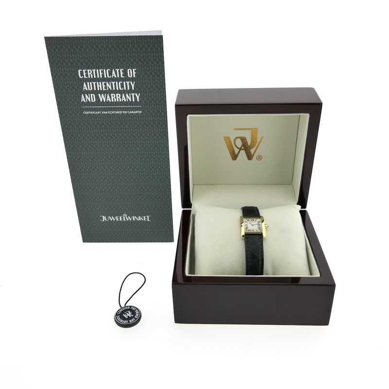 Image 4 of Cartier Tank Française 1820; 18k gold ladies' watch