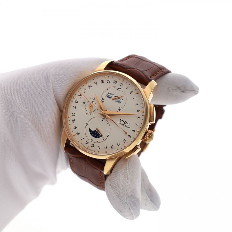 Image 12 of MIDO Baroncelli Day-Date Chronograph M8607.3.M1.42; Automatic Men's Watch