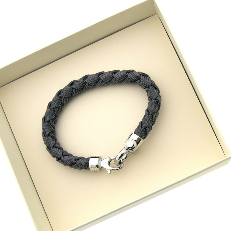 Image 7 of Omega Accessories; Aqua Gray Sailing Bracelet; 20 cm