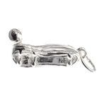 Image 3 of Silver charm; Football boot with ball