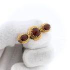 Image 9 of Vintage Gold Brooch with Carnelian