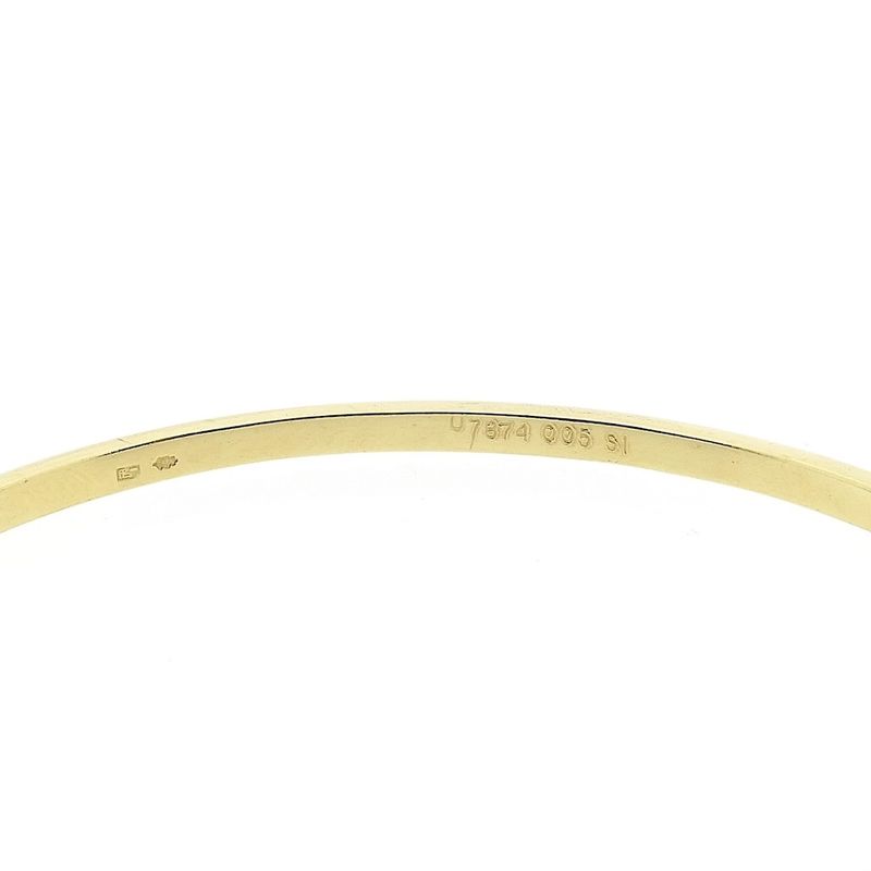 Image 6 of Two-tone gold bangle; Size M