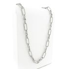 Afbeelding 3 van Zilveren fantasieschakel ketting | 74 cm