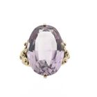 Image 3 of 8 carat ring with large amethyst