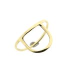 Image 1 of Gold ring with semicircle