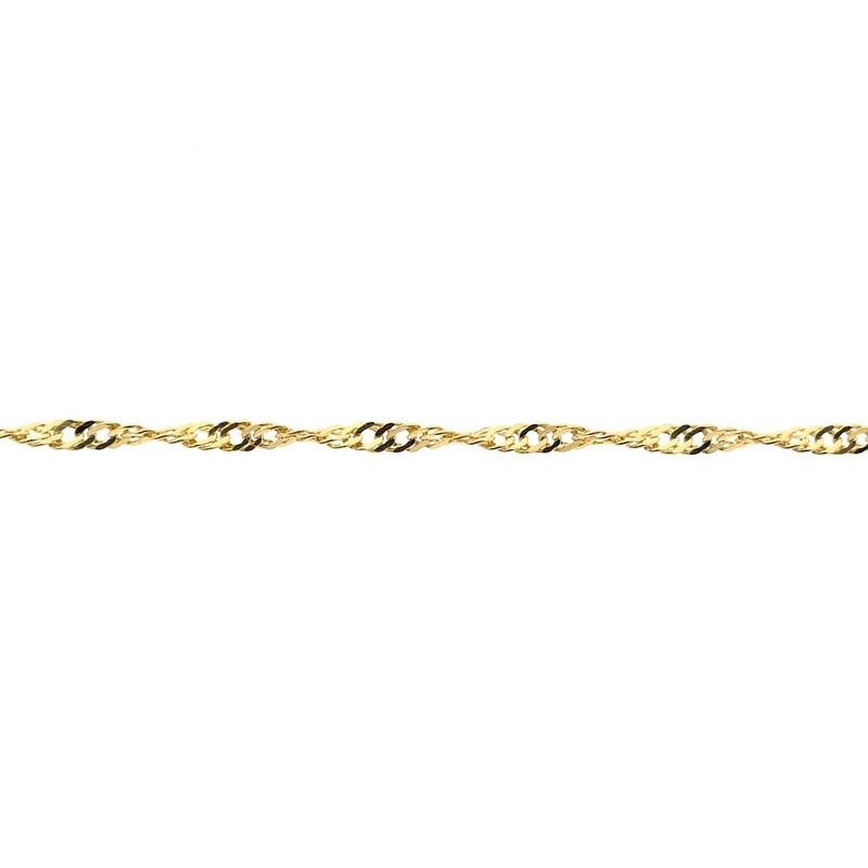 Image 6 of 18K gold Singapore link chain | 50 cm