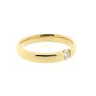 Image 5 of Gold solitaire ring with diamond 0.35 ct.