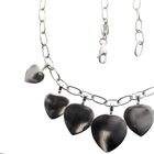 Image 3 of Silver anchor link necklace with hearts; ESPRIT
