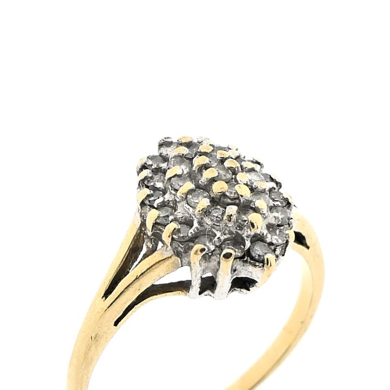 Image 3 of Gold ring with diamond | 0.14 ct.