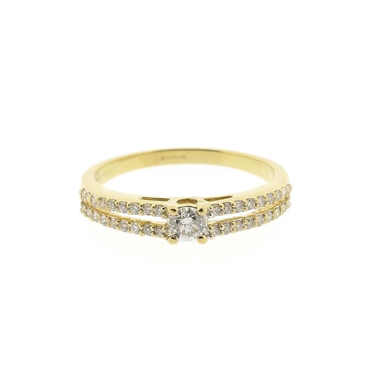 Image 3 of 18-karat gold ring with diamond | 0.53 ct.