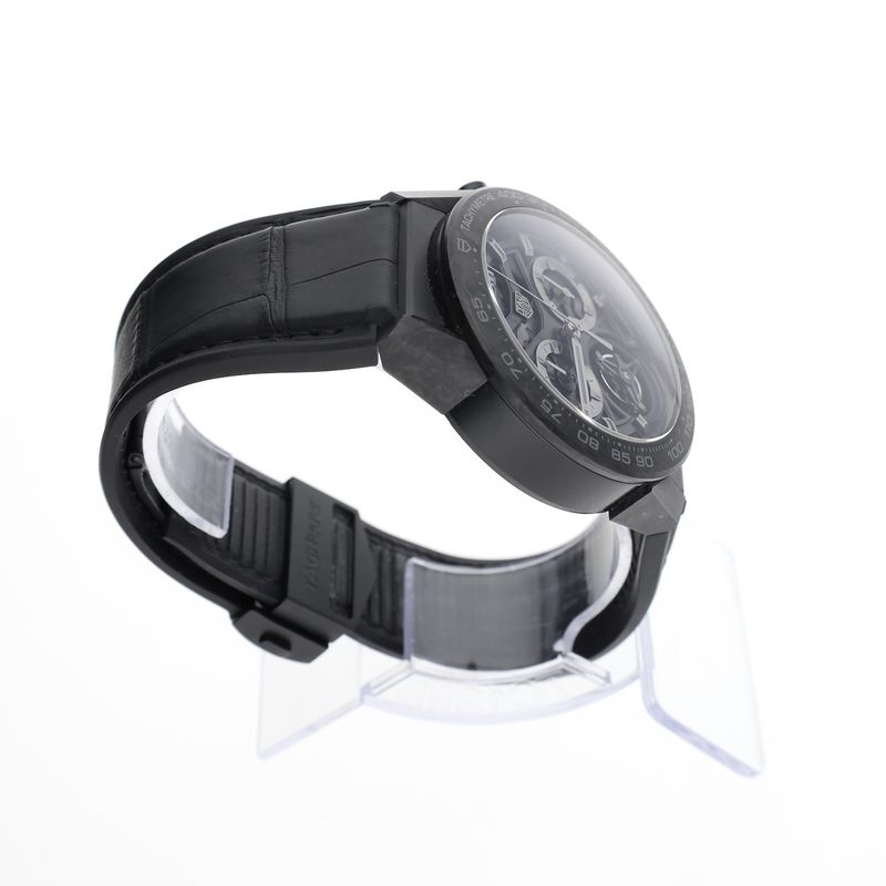 Image 9 of TAG Heuer Carrera Carbon Heuer 02T 'Phantom' Tourbillon CAR5A8P.FC6415; Automatic men's watch