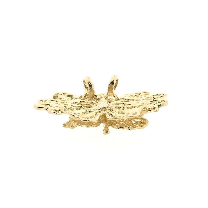 Image 2 of Gold pendant of a butterfly