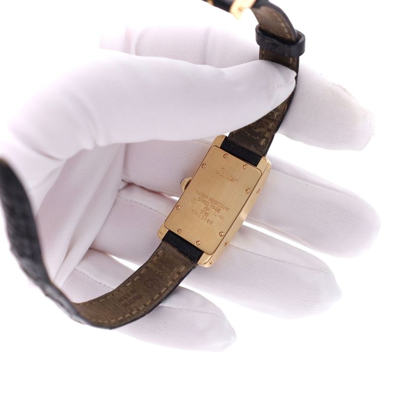 Image 11 of Cartier Tank Américaine 18ct. Gold Ladies Watch
