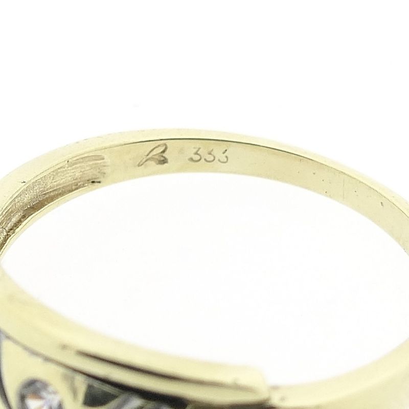 Image 6 of 8 carat solitaire ring with zirconia