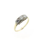 Image 1 of Gold Art Deco ring with diamond | 0.72 ct.