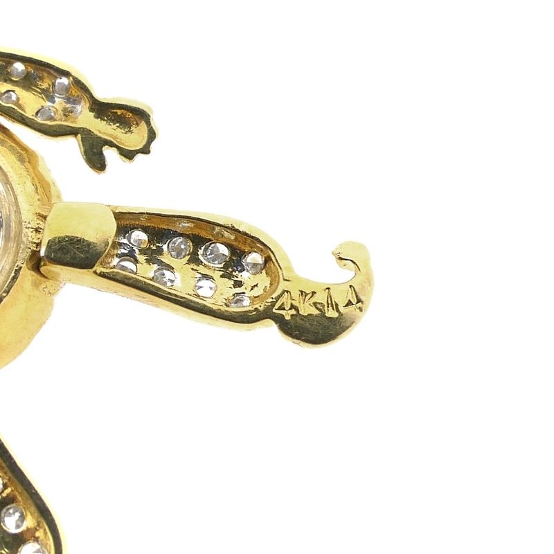 Image 7 of 18K Gold Happy Clown Pendant with 0.50 ct. Diamond