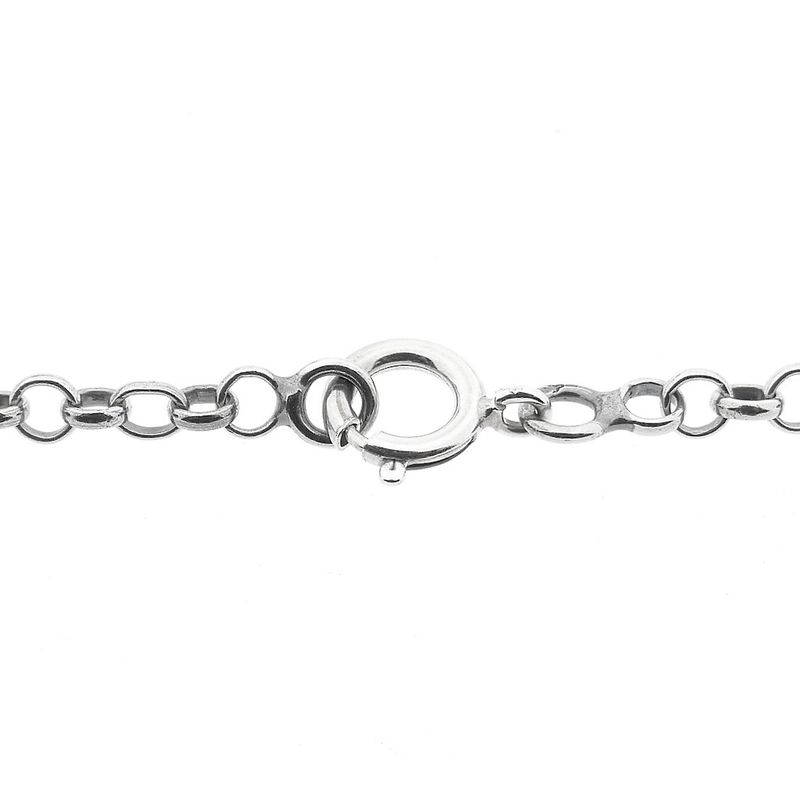 Image 8 of Antique silver watch chain with two signets and watch key | 62 cm