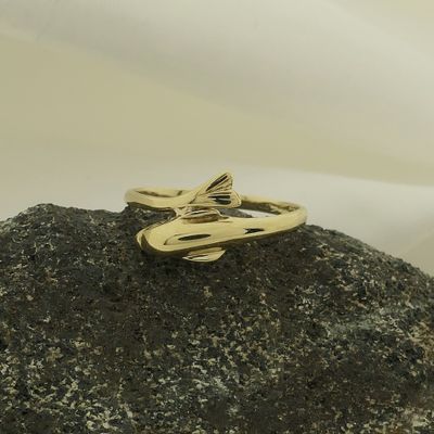Gold dolphin ring Image 2 of Gold dolphin ring