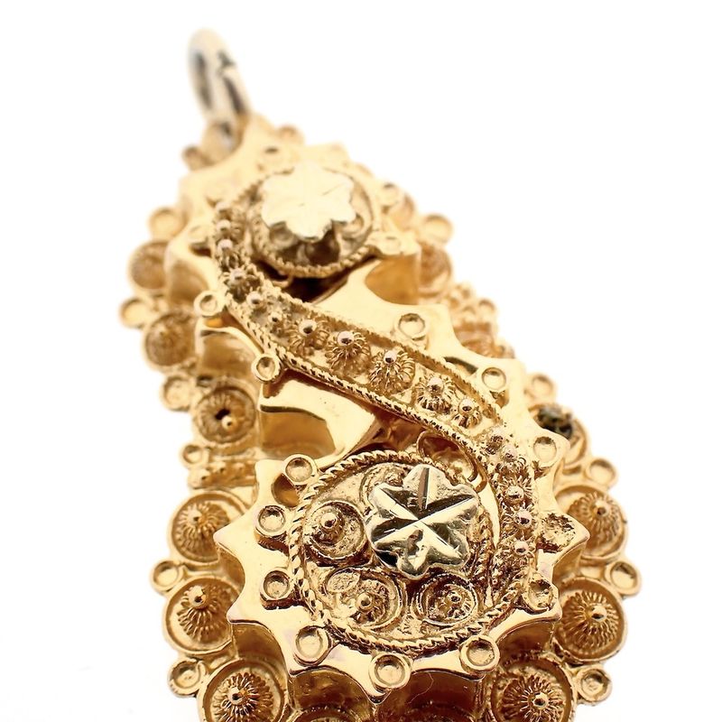 Image 4 of Hat bell pendant | Filigree technique