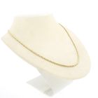 Image 3 of Gold cobra link necklace with fixed pendant | 46 cm