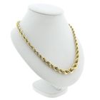 Image 3 of Gold twisted link chain