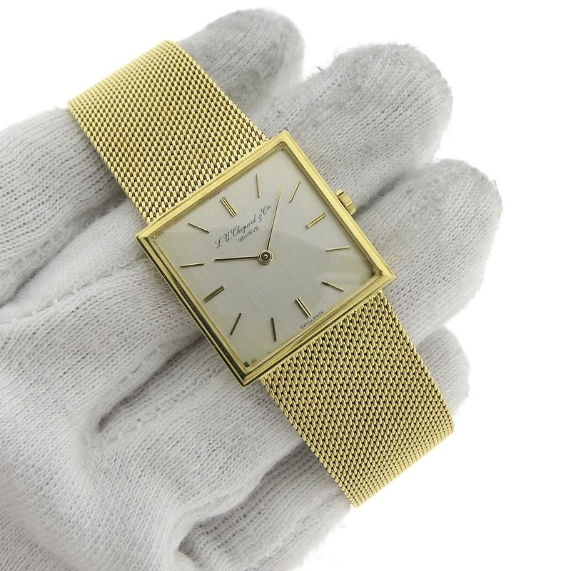 Image 6 of L.U. Chopard & Cie; Vintage 18k gold watch