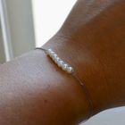 Image 7 of 9 Karat Bracelet with Cultured Pearls
