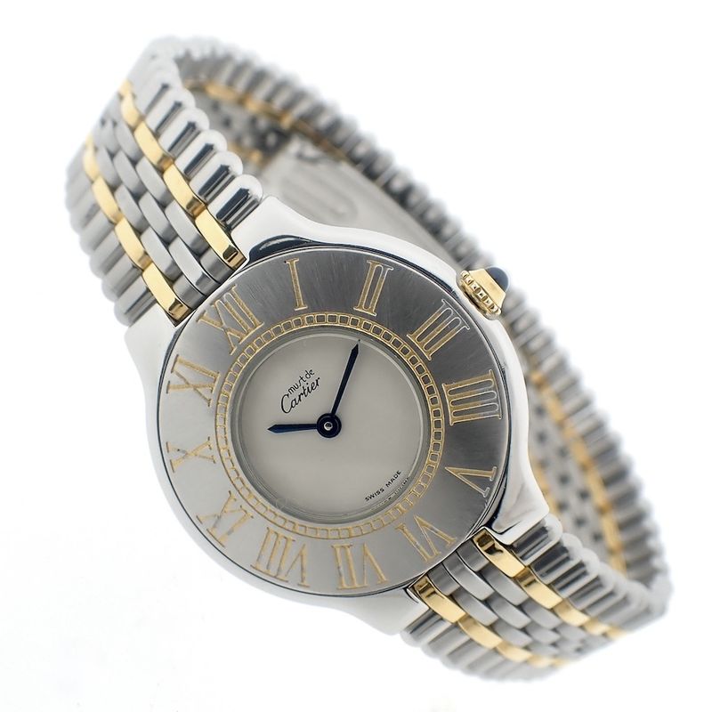 Image 6 of Cartier Must 21; Gold/steel women's watch