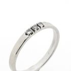 Image 3 of White gold ring with diamonds | 0.075 ct.