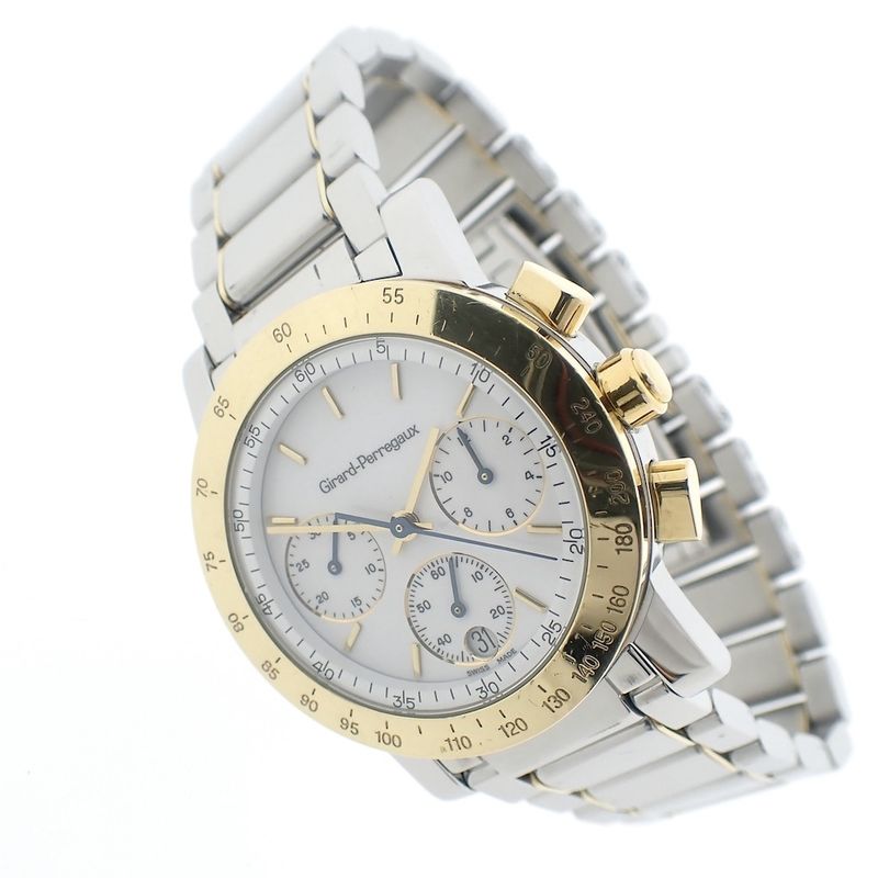 Image 5 of Girard Perregaux GP 7000; Gold/steel chronograph watch
