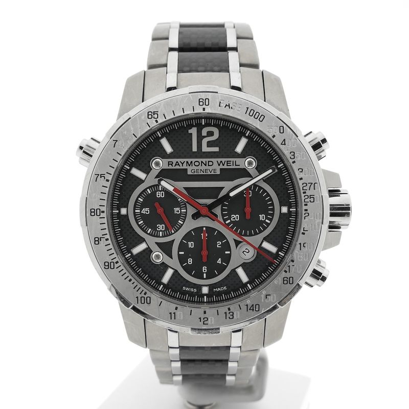Image 17 of Raymond Weil Nabucco Titanium 7800-TCF-05207; Automatic chronograph men's watch