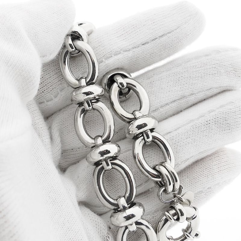 Image 7 of Monzario Silver Fantasy Link Bracelet