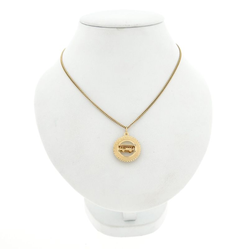 Image 3 of Gold Cable Car Pendant; San Francisco