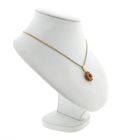 Afbeelding 6 van Gouden hanger met bloedkoraal